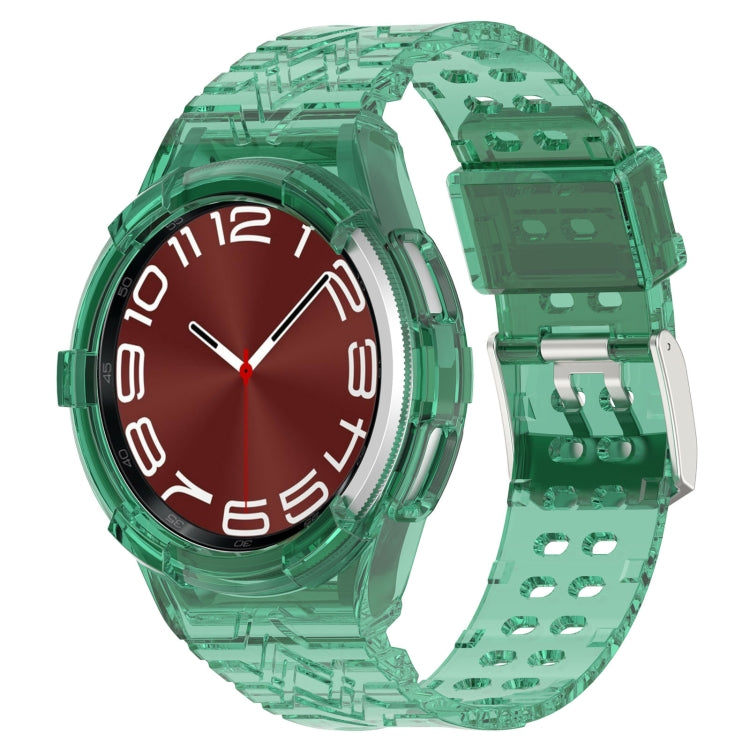 Glacier TPU Integrated Watch Band, For Samsung Galaxy Watch6 Classic 47mm  R960, For Samsung Galaxy Watch6 Classic 43mm  R950