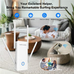 راوتر لاسلكي WAVLINK WN583AX1 بمنفذ إيثرنت AX1800 واي فاي 6 بسرعة 1.8Gbps ثنائي النطاق، قابس الاتحاد الأوروبي