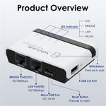 خادم طابعة لاسلكي USB2.0 WAVLINK NU516U1 مع LAN / جسر WiFi بسرعة 10 / 100 ميجابت/ثانية، قابس الولايات المتحدة، قابس المملكة المتحدة، قابس الاتحاد الأوروبي، قابس أستراليا
