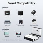 خادم طابعة لاسلكي USB2.0 WAVLINK NU516U1 مع LAN / جسر WiFi بسرعة 10 / 100 ميجابت/ثانية، قابس الولايات المتحدة، قابس المملكة المتحدة، قابس الاتحاد الأوروبي، قابس أستراليا