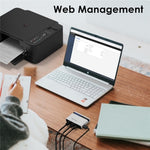خادم طابعة لاسلكي USB2.0 WAVLINK NU516U1 مع LAN / جسر WiFi بسرعة 10 / 100 ميجابت/ثانية، قابس الولايات المتحدة، قابس المملكة المتحدة، قابس الاتحاد الأوروبي، قابس أستراليا