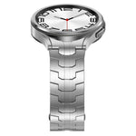 Lron Man Curved Connection Stainless Steel Watch Band, For Samsung Galaxy Watch6 Classic 43 / 47mm, For Samsung Galaxy Watch 6 40 / 44mm, For Samsung Galaxy Watch 5 40 / 44mm, For Samsung Galaxy Watch 5 Pro, For Samsung Galaxy Watch 4 40 / 44mm        ...