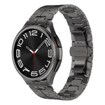 Lron Man Curved Connection Stainless Steel Watch Band, For Samsung Galaxy Watch6 Classic 43 / 47mm, For Samsung Galaxy Watch 6 40 / 44mm, For Samsung Galaxy Watch 5 40 / 44mm, For Samsung Galaxy Watch 5 Pro, For Samsung Galaxy Watch 4 40 / 44mm        ...