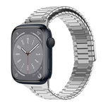 Bamboo Magnetic Stainless Steel Metal Watch Strap, For Apple Watch Series 8 41mm, For Apple Watch Series 8 45mm, For Apple Watch SE 2022 40mm, For Apple Watch SE 2022 44mm, For Apple Watch Series 7 41mm, For Apple Watch Series 7 45mm