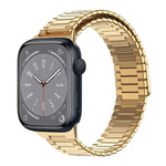 Bamboo Magnetic Stainless Steel Metal Watch Strap, For Apple Watch Series 8 41mm, For Apple Watch Series 8 45mm, For Apple Watch SE 2022 40mm, For Apple Watch SE 2022 44mm, For Apple Watch Series 7 41mm, For Apple Watch Series 7 45mm
