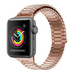 Bamboo Magnetic Stainless Steel Metal Watch Strap, For Apple Watch Series 3 38mm, For Apple Watch Series 3 42mm