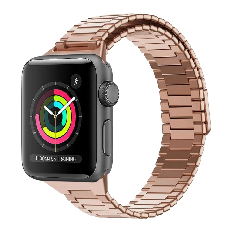 Bamboo Magnetic Stainless Steel Metal Watch Strap, For Apple Watch Series 3 38mm, For Apple Watch Series 3 42mm
