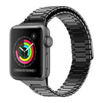 Bamboo Magnetic Stainless Steel Metal Watch Strap, For Apple Watch Series 3 38mm, For Apple Watch Series 3 42mm