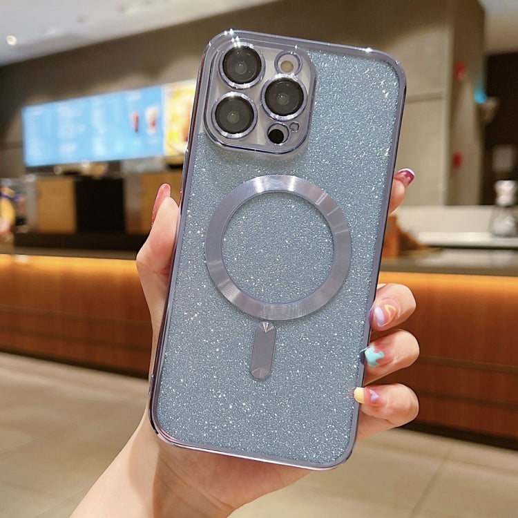 غطاء هاتف TPU مطلي بالكهرباء مع بريق وماجسيف، لأيفون 16 برو، لأيفون 16 بلس، لأيفون 16، لأيفون 15 برو ماكس، لأيفون 15 برو، لأيفون 15 بلس