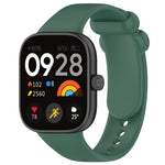 Solid Color Liquid Silicone Watch Band, For Redmi Watch 4