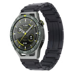 H-Shaped Folding Buckle Stainless Steel Metal Watch Band, For Huawei Watch GT4 46mm, For Huawei Watch 4 / 4 Pro, For Huawei Watch Ultimate / Buds, For Huawei Watch GT3 SE, For Huaei Watch 3 Pro New, For Huawei Watch GT3 Pro 46mm / Watch GT3 46mm       ...