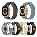 Double Hook and Loop Faster Nylon Watch Band, For Apple Watch SE 40mm, For Apple Watch SE 44mm, For Apple Watch Series 6 40mm, For Apple Watch Series 6 44mm, For Apple Watch Series 5 44mm, For Apple Watch Series 5 40mm, For Apple Watch 4 44mm          ...