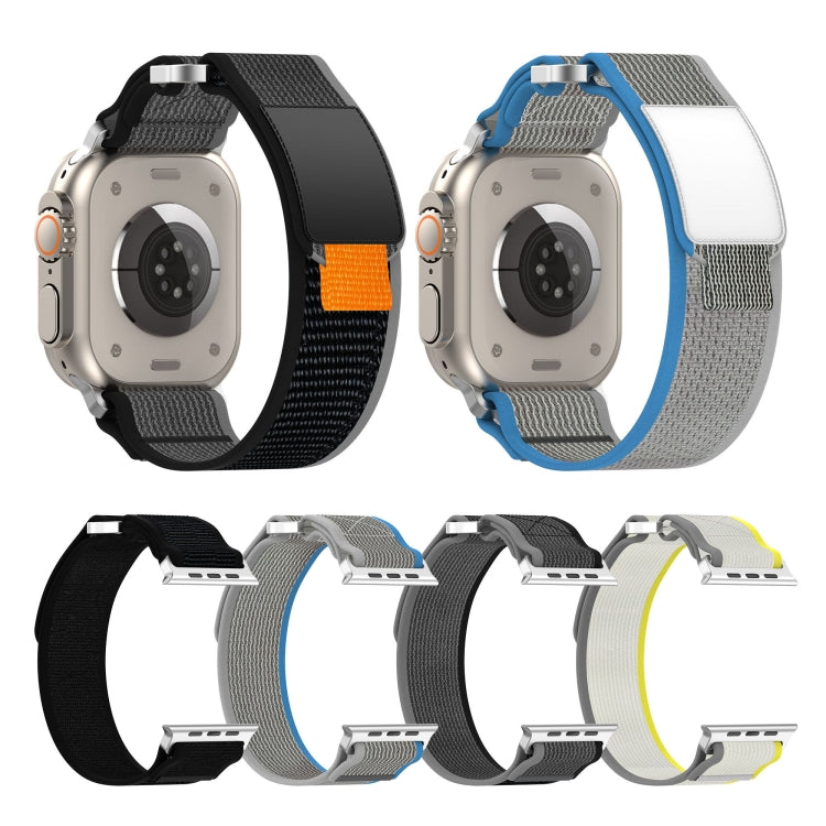 Double Hook and Loop Faster Nylon Watch Band, For Apple Watch SE 40mm, For Apple Watch SE 44mm, For Apple Watch Series 6 40mm, For Apple Watch Series 6 44mm, For Apple Watch Series 5 44mm, For Apple Watch Series 5 40mm, For Apple Watch 4 44mm          ...