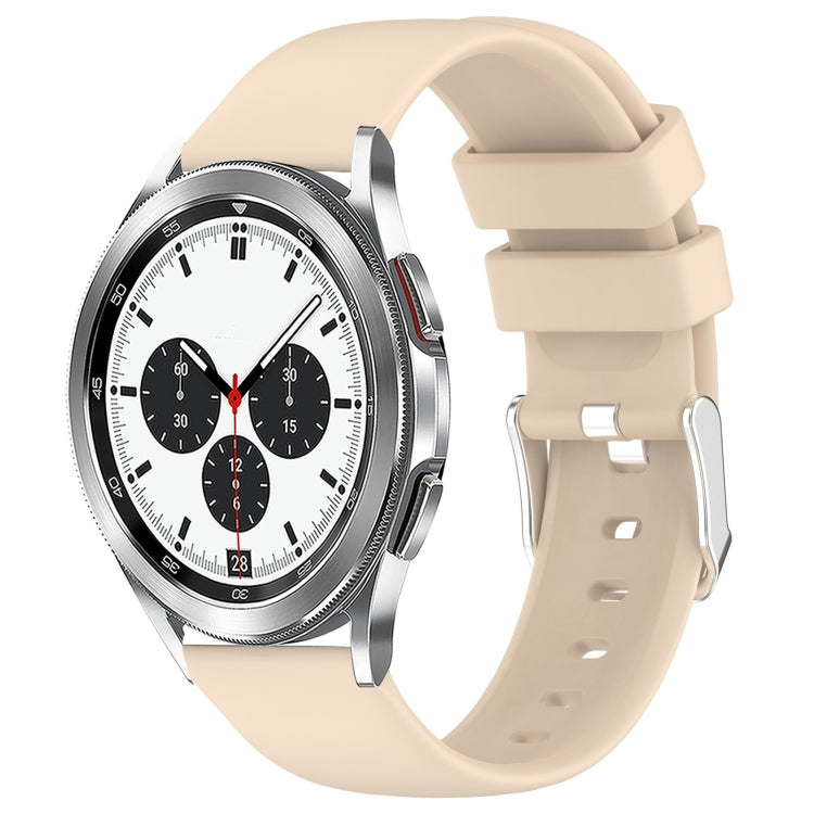 20mm Smooth Solid Color Silicone Watch Band, For Samsung  Galaxy Watch 4 Classic 42mm, For Samsung Galaxy Watch Active 2 44mm, For Samsung Galaxy Watch Active 2 40mm, For Samsung Galaxy Watch 42mm