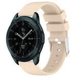 20mm Smooth Solid Color Silicone Watch Band, For Samsung  Galaxy Watch 4 Classic 42mm, For Samsung Galaxy Watch Active 2 44mm, For Samsung Galaxy Watch Active 2 40mm, For Samsung Galaxy Watch 42mm