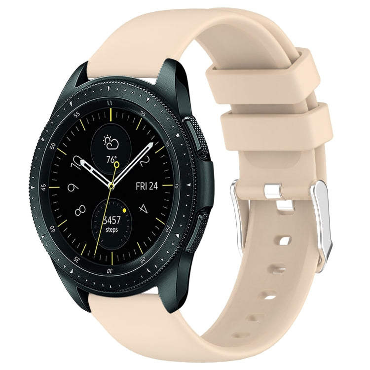 20mm Smooth Solid Color Silicone Watch Band, For Samsung  Galaxy Watch 4 Classic 42mm, For Samsung Galaxy Watch Active 2 44mm, For Samsung Galaxy Watch Active 2 40mm, For Samsung Galaxy Watch 42mm