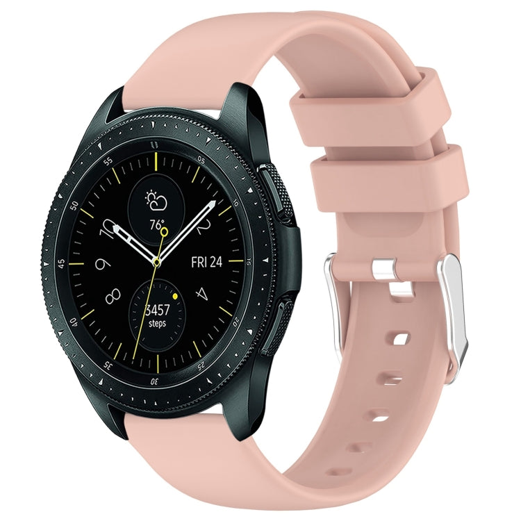 20mm Smooth Solid Color Silicone Watch Band, For Samsung  Galaxy Watch 4 Classic 42mm, For Samsung Galaxy Watch Active 2 44mm, For Samsung Galaxy Watch Active 2 40mm, For Samsung Galaxy Watch 42mm