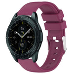 20mm Smooth Solid Color Silicone Watch Band, For Samsung  Galaxy Watch 4 Classic 42mm, For Samsung Galaxy Watch Active 2 44mm, For Samsung Galaxy Watch Active 2 40mm, For Samsung Galaxy Watch 42mm