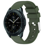 20mm Smooth Solid Color Silicone Watch Band, For Samsung  Galaxy Watch 4 Classic 42mm, For Samsung Galaxy Watch Active 2 44mm, For Samsung Galaxy Watch Active 2 40mm, For Samsung Galaxy Watch 42mm