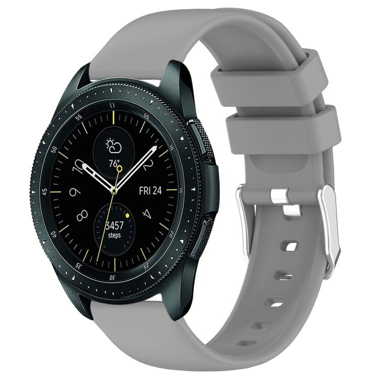 20mm Smooth Solid Color Silicone Watch Band, For Samsung  Galaxy Watch 4 Classic 42mm, For Samsung Galaxy Watch Active 2 44mm, For Samsung Galaxy Watch Active 2 40mm, For Samsung Galaxy Watch 42mm