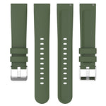 20mm Smooth Solid Color Silicone Watch Band, For Samsung  Galaxy Watch 4 Classic 42mm, For Samsung Galaxy Watch Active 2 44mm, For Samsung Galaxy Watch Active 2 40mm, For Samsung Galaxy Watch 42mm