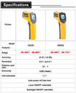 Digital Laser Infrared Temperature Sensor Controller GM320 Handheld Thermometer, GM320