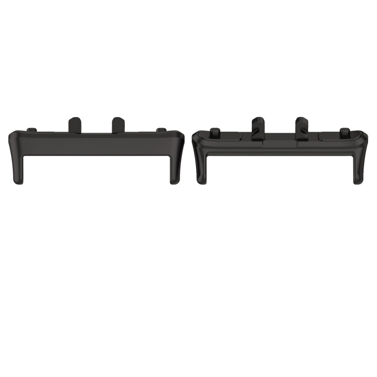 For Samsung Galaxy Fit 3 SM-R390 1 Pair Metal Watch Band Connector, Silver, Black, Gold, Rose Gold