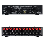 4 Input 2 Output or 2 In 4 Out Power Amplifier Speaker Selector Switcher, 4 Input 2 Output or 2 In 4 Out