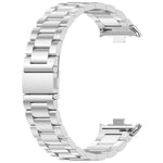 Three Bead Stainless Steel Metal Watch Band, For Xiaomi Band 10 Pro / Band 9 Pro / Band 8 Pro, For Redmi Watch 6 / Watch 5 / Watch 4