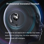 M8 Noise Reduction Smart Voice Translator TWS Bluetooth Headset 144 Languages Translation Earphones, M8