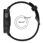 20mm Two Color Textured Silicone Watch Band, For Samsung  Galaxy Watch 4 Classic 42mm, For Samsung Galaxy Watch Active 2 44mm, For Samsung Galaxy Watch Active 2 40mm, For Samsung Galaxy Watch 42mm