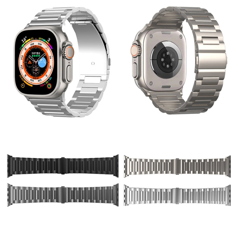 I-Shaped Titanium Watch Band, For Apple Watch SE 2023 44mm, For Apple Watch Ultra 2 49mm, For Apple Watch Series 9 45mm, For Apple Watch Ultra 49mm, For Apple Watch Series 8 45mm, For Apple Watch SE 2022 44mm, For Apple Watch Series 7 45mm