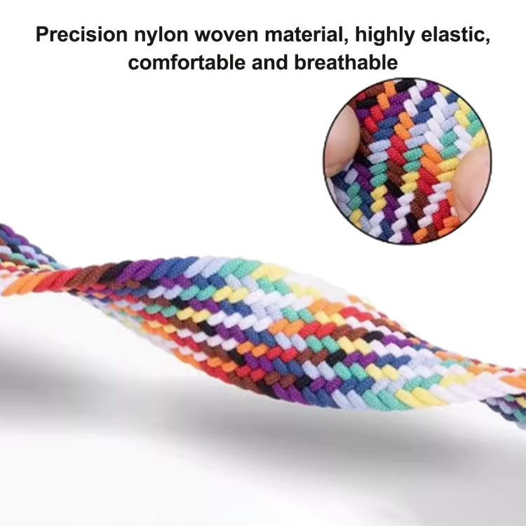 For Samsung Galaxy Fit3 Magnetic Buckle Nylon Braid Watch Band