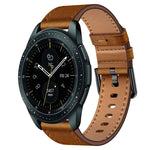 20mm SX Connector Metal Button Switch Leather Watch Band, For Samsung Galaxy Watch 5, For Samsung Galaxy Watch 5 Pro, For Samsung Galaxy Watch 4, For Samsung Galaxy Gear Sport, For Samsung Galaxy Watch 3 41mm, For Samsung Galaxy Watch Active           ...