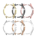 For Samsung Galaxy Watch 7 40mm Single Diamond Hollow PC Watch Protective Case