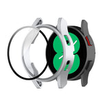 For Samsung Galaxy Watch FE 40mm PC + Tempered Glass Film Integrated Watch Protective Case