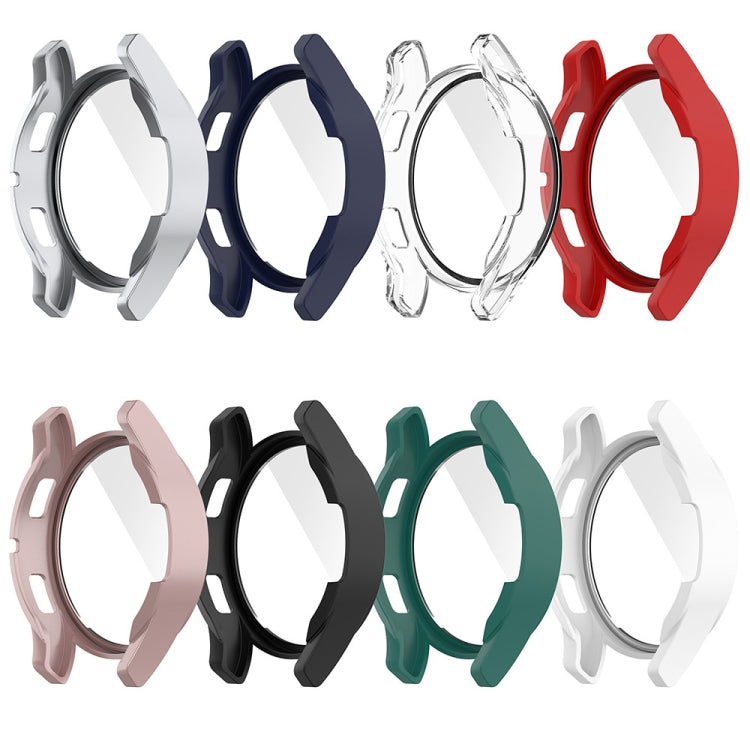 For Samsung Galaxy Watch FE 40mm PC + Tempered Glass Film Integrated Watch Protective Case