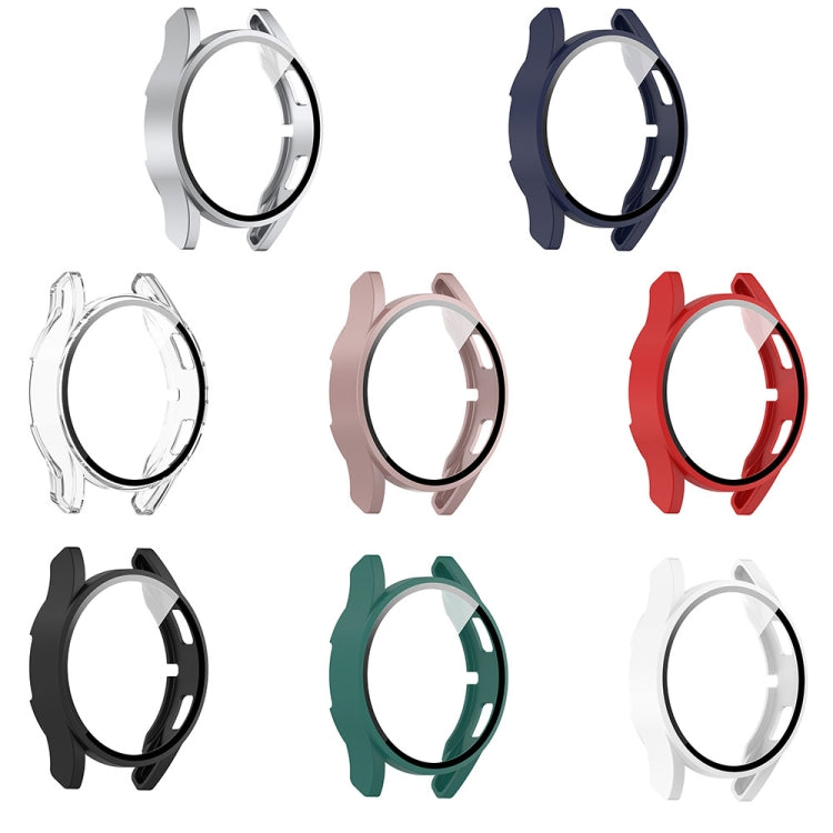 For Samsung Galaxy Watch FE 40mm PC + Tempered Glass Film Integrated Watch Protective Case