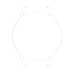 For Samsung Galaxy Watch FE 40mm Half Pack Hollow PC Watch Protective Case