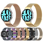 Milan Magnetic Quick Release Stainless Steel Watch Band, For Samsung Galaxy Watch FE 40mm, For Samsung Galaxy Watch  7 40 / 44mm