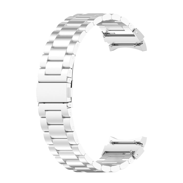Three Bead Stainless Steel Metal Watch Strap, For Samsung Galaxy Watch Ultra 47mm / Ultra 2025, For Samsung Galaxy Watch FE 40mm, For Samsung Galaxy Watch 7 40 / 44mm