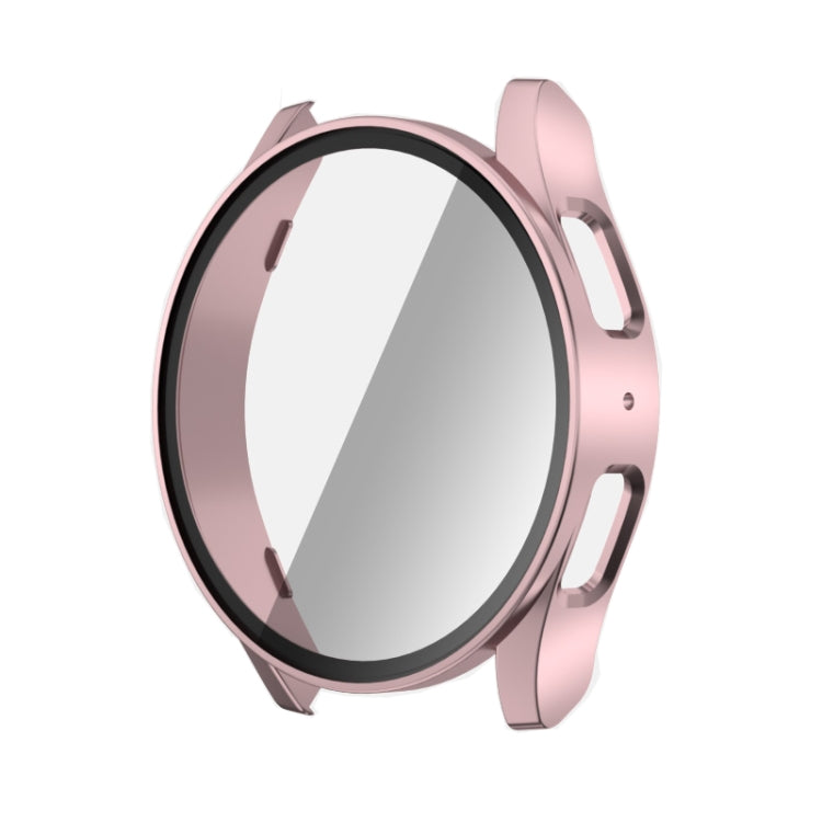 PC + Tempered Film Integrated Watch Protective Case, For Samsun Galaxy Watch 7 44mm, For Samsun Galaxy Watch 7 40mm