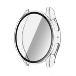PC + Tempered Film Integrated Watch Protective Case, For Samsun Galaxy Watch 7 44mm, For Samsun Galaxy Watch 7 40mm