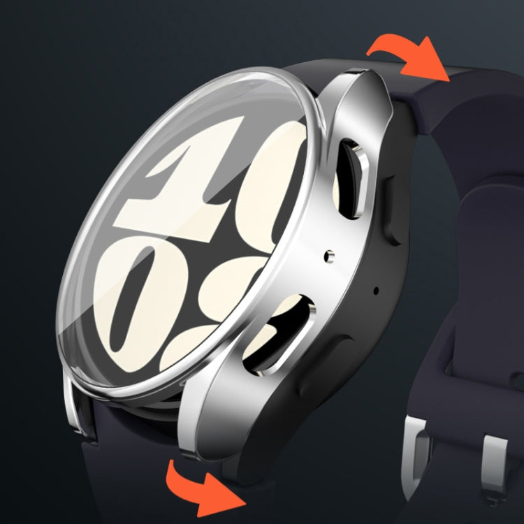 Full Coverage TPU Electroplated Watch Protective Case, For Samsun Galaxy Watch 7 44mm, For Samsun Galaxy Watch 7 40mm