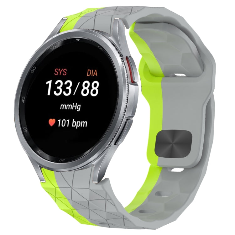 Football Texture Reverse Buckle Silicone Watch Band, For Samsung Galaxy Watch FE 40mm, For Samsung Galaxy Watch 7 44mm, For Samsung Galaxy Watch 7 40mm, For Samsung Galaxy Watch 6 Classic 47mm