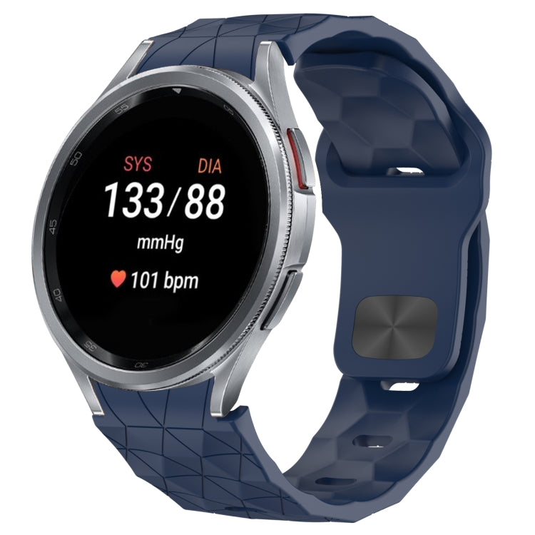 Football Texture Reverse Buckle Silicone Watch Band, For Samsung Galaxy Watch FE 40mm, For Samsung Galaxy Watch 7 44mm, For Samsung Galaxy Watch 7 40mm, For Samsung Galaxy Watch 6 Classic 47mm