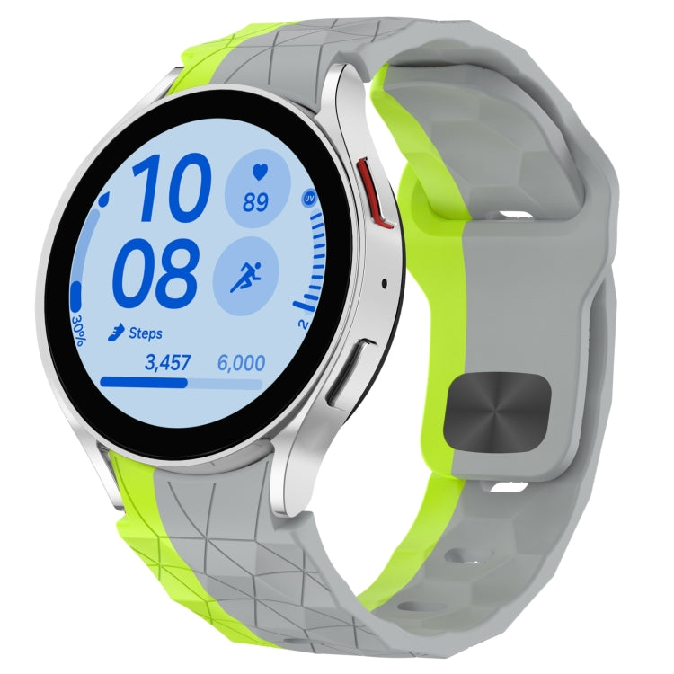 Football Texture Reverse Buckle Silicone Watch Band, For Samsung Galaxy Watch FE 40mm, For Samsung Galaxy Watch 7 44mm, For Samsung Galaxy Watch 7 40mm, For Samsung Galaxy Watch 6 Classic 47mm