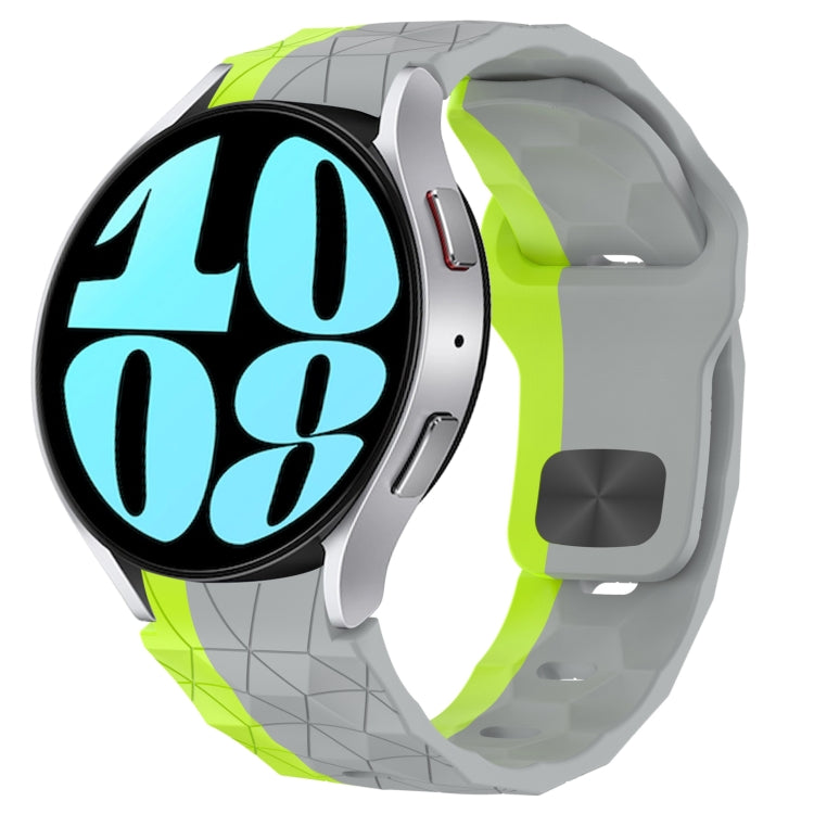 Football Texture Reverse Buckle Silicone Watch Band, For Samsung Galaxy Watch 6 44mm, For Samsung Galaxy Watch 6 40mm, For Samsung Galaxy Watch 6 Classic 43mm, For Samsung Galaxy watch 5 Pro Golf Edition