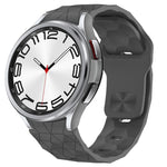 Football Texture Reverse Buckle Silicone Watch Band, For Samsung Galaxy Watch FE 40mm, For Samsung Galaxy Watch 7 44mm, For Samsung Galaxy Watch 7 40mm, For Samsung Galaxy Watch 6 Classic 47mm