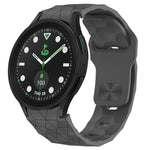 Football Texture Reverse Buckle Silicone Watch Band, For Samsung Galaxy Watch 6 44mm, For Samsung Galaxy Watch 6 40mm, For Samsung Galaxy Watch 6 Classic 43mm, For Samsung Galaxy watch 5 Pro Golf Edition